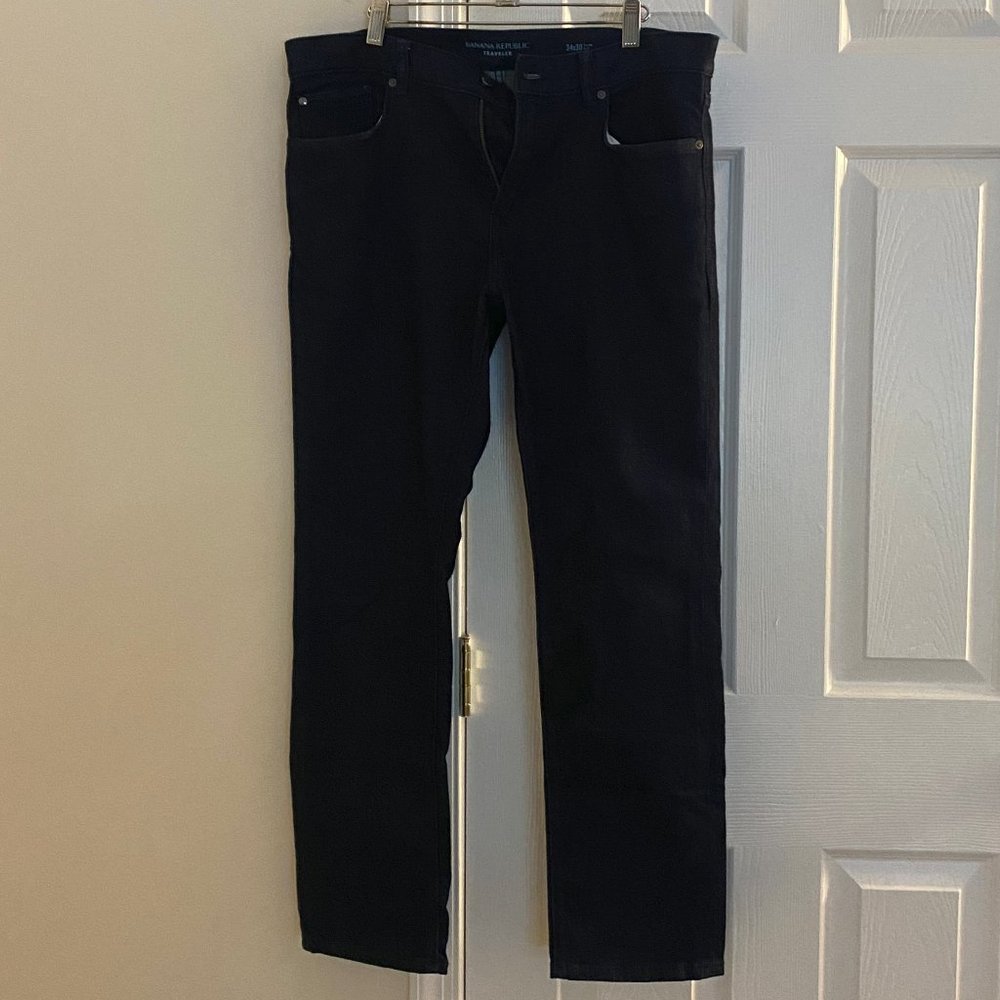 Banana Republic Slim World Traveler Means Jeans size 34/30 Dark Rinse